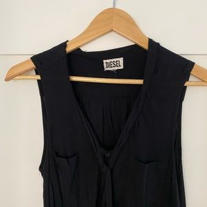 DIESEL BLACK SLEEVELESS DRESS